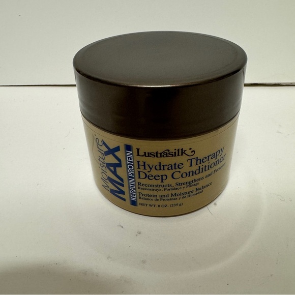 Lustrasilk Moisture Max Keratin Protein Hydrate Therapy Deep Conditioner HTF - Picture 1 of 4